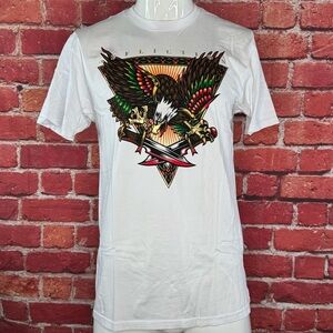 Affliction Black Label Men’s Eagle Short Sleeve T-shirt- Large - NWT